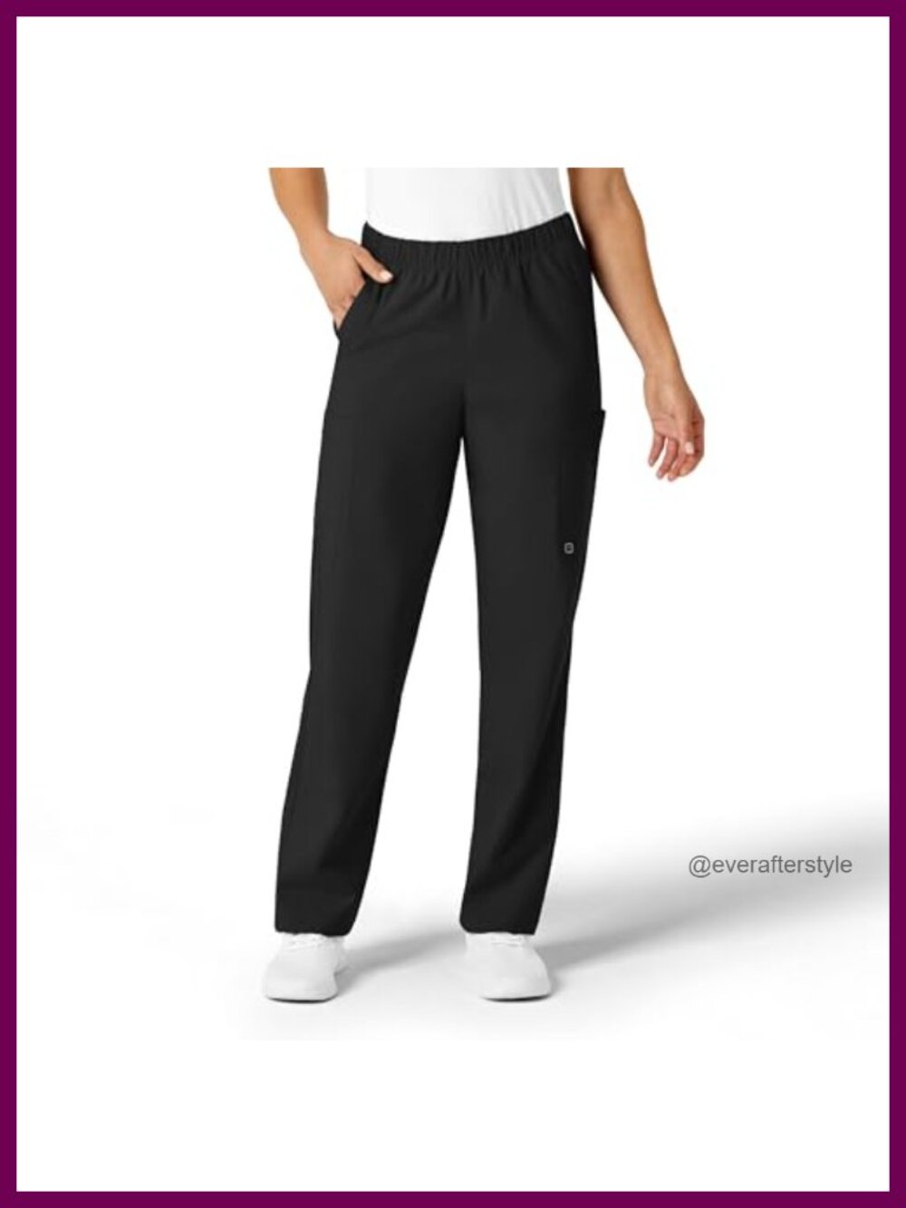 Unisex Multi-Cargo Scrub Pant Drawstring Waist Medical Workwear